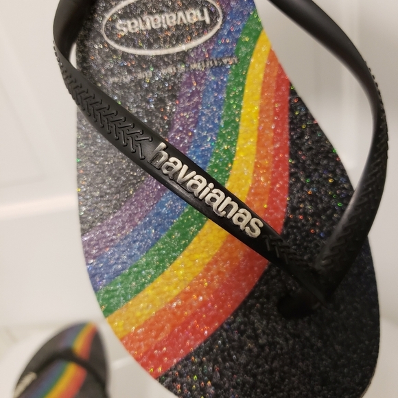 Havaianas Slim Pride Flip Flops Size 11/12, 41/42 Comfy, Casual - Picture 7 of 8